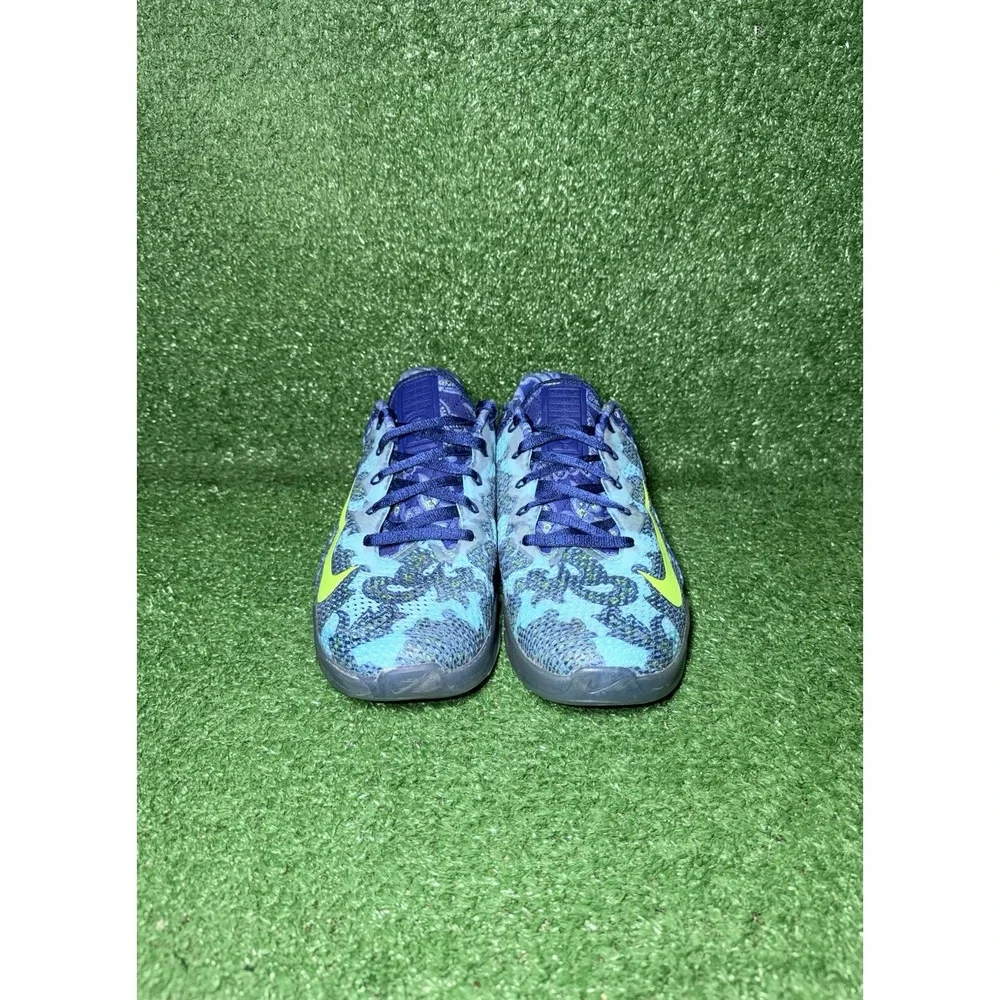NIKE Metcon 6 AMP Paisley Mens Size 11.5 Blue Trainers Athletic Shoes Sneakers